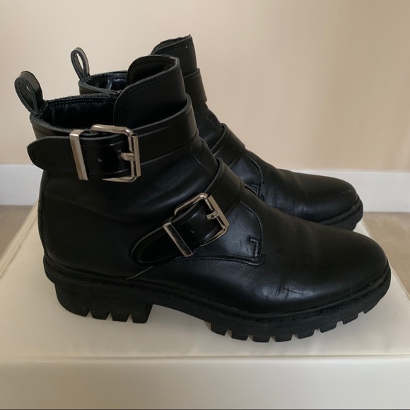 ALDO Ankle Moto Boots - Picture 7 of 10